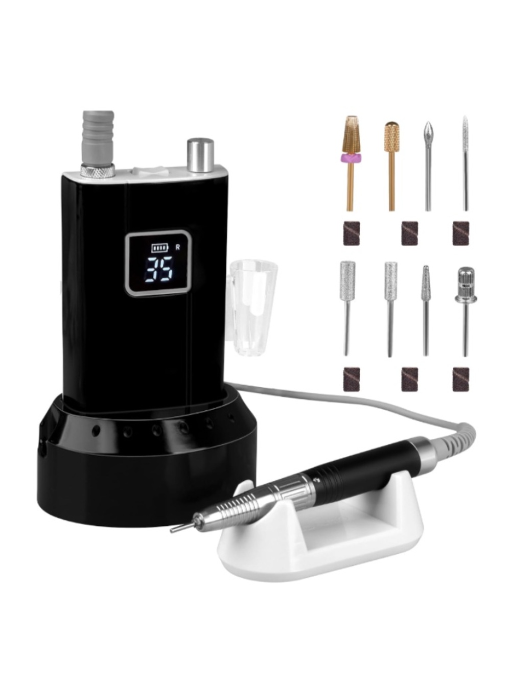 HoMove / iBelieve Brushless Pro TP351 Portable Nail Drill Black